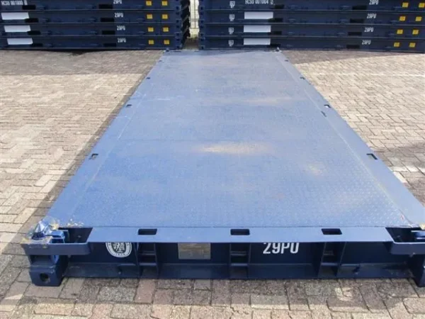 20FT Platform Container – 28 Ton Payload Capacity | Heavy-Duty Flat ...